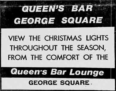 Queens Bar advert 1975